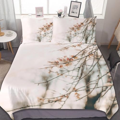 GANKAS Cartoon Charakter Mikrofaser Bettwäsche Set, Ultra Weich, Atmungsaktiv, 135x200cm Bettbezug Mit 80x80cm Kissenbezug, 3D Digitaldruck Und Reißverschluss Set