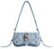 JW PEI Joy Borsa a Spalla da Donna - Blu Denim con Fibbia