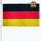 Deutschland-Flagge, 90 x 152 cm, mit genähten Streifen, strapazierfähig, deutsche Nationalflaggen, 90 x 152 cm, Polyester-Material mit 2 Metallösen