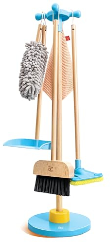 Hape Juego de Limpieza con Escoba, Set de Juego de Limpieza para Niños