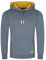 DENIMFY Hoodie Herren Regular Fit DFBenno Kapuzenpullover Pullover Blau L, Größe:L, Farben:Turbid Blue (59423)