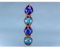 Nauticalia Glass Float Hanging Decoration - 4 Rope Tied Glass Floats - Nautical Ornament for the Home - Lovely Gift Idea