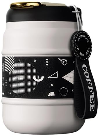Thermobecher mit digitalem Display, auslaufsichere Kaltgetränkeflasche, auslaufsicherer Kaffeebecher, isolierter Kaffee-Thermosbecher, vakuumversiegelte Thermobecher, Kaffeeflasche, heißer Kaffee, Tee