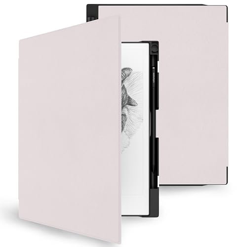 MyGadget Remarkable 2 Paper Tablet Case [10.3 inch - 2020] - Cover with Integrated Pen Holder - Hard Back - PU Leather Sleeve - Pink