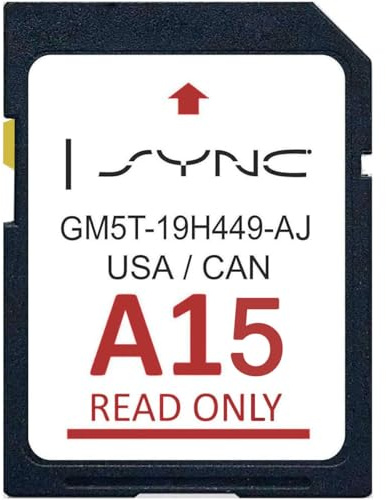 2026 Latest A15 Navigation SD Card Compatible with Ford/Lincoln MKC MKZ MKX | Sync2,F150 Explorer Fusion Expedition Escape Edge Navigation Accessories Maps Update USA/Canada, GM5T-19H449-AJ