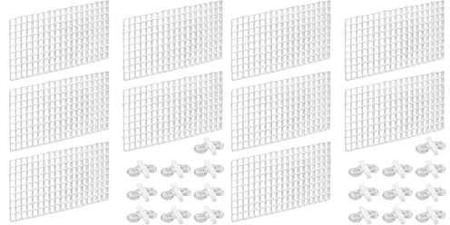 VENOAL Trenngitter für Aquarien, Trenngitter mit 20 Saugnäpfen, 20 Stück