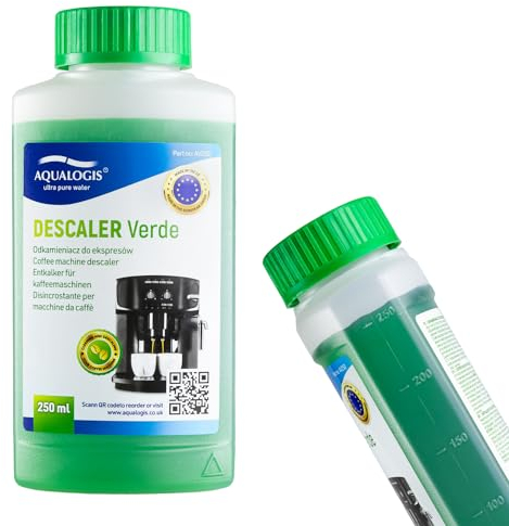 Aqualogis Multi-Purpose Appliance Descaler, Internal Cleaner for Kettles, Irons, Coffee Makers, Non Toxic Eco-Friendly Liquid (250ml)