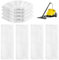 Lot de 8 chiffons en microfibre lavables pour nettoyeur vapeur Kärcher EasyFix SC1, SC2, SC3, SC4, SC5, 4 chiffons de rechange pour buse de sol + 4 chiffons de rechange pour buse manuelle en