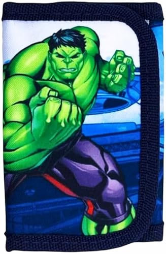 ILS I LOVE SHOPPING Portefeuille pour enfants et garçons Pokemo portefeuilles avec porte-monnaie et porte-monnaie, Pour Hulk Avengers, Moderne