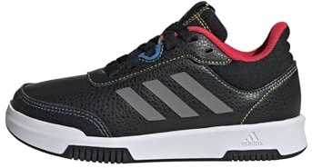 Adidas Mixte Enfant Tensaur Sport Training Lace Shoes, Core Black/Iron met./Lucid Red, 33 1/2 EU
