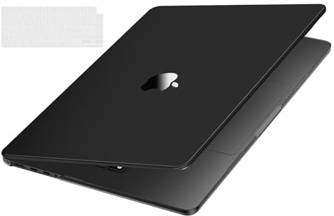 MOSISO Kompatibel mit MacBook Pro 16 Zoll Hülle M5 M4 M3 M2 M1 2026-2021 | [Farbabgestimmt auf Laptop], Dünn, Anti-Fingerabdruck Hartschale&Tastaturschutz A3429 A3428 A3403 A3186/2991, Space Schwarz