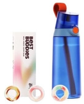 Mini Sipper – con 3 cialde – Bottiglia Air Up – 600 ml – Blu – Generic