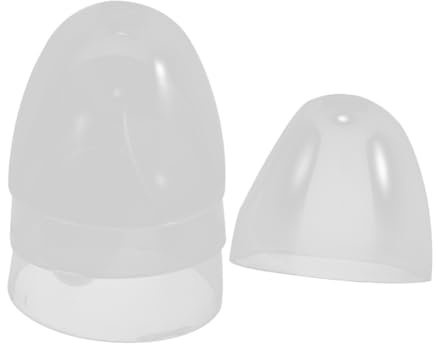 Vaguelly 4Pcs Wide Bottle Caps Replacement Parts Dome Caps for Feeding Bottles Convenient Hygienic Lid for Newborn Care Versatile Use for Household Containers