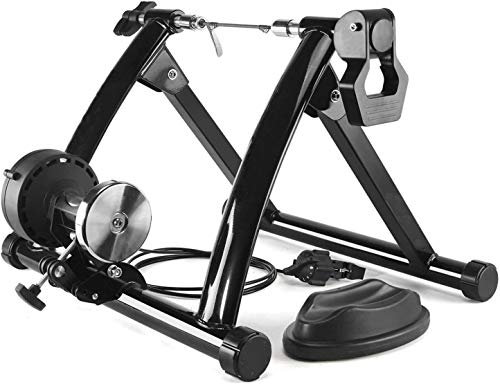 Fahrradtrainer, mit Vorderradunterstützung und Getriebe mit 6 Gängen Heimtrainer for Indoor-Cycling zu Hause for 26-28-Zoll-Fahrräder, Fahrradtrainer bis zu 135 kg