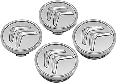 4 Pezzi Auto Coprimozzo per Citroen C4 Cactus 2018-2023,Coprimozzi Copridadi Copribulloni Protezione Ruggine Antipolv Interno Ruota Tappo Accessori