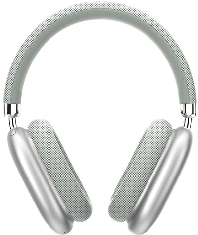 AUDALA P5 Over Ear Bluetooth Headphones Wireless, Adjustable Lightweight Headset with Microphone, Bluetooth5.3,TF,Fitting in Gaming/Gym/Sports/Traveling Headphones for iPhone/Android/Samsung (Silver)