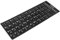 Veemoon 2 Sheets Thai Language Keyboard Stickers of Durable Adhesive Keyboard Stickers with Black Background for Easy Application Laptop and Computer Keys