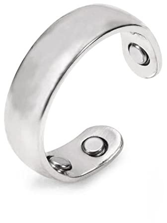 Sömni Ring : Wechseljahreshilfe natürlich Verstellbare Magnetische Therapie Ringe für Männer und Frauen Entspannung, Schlafhilfe Müdigkeitsreduktion aus Edelstahl