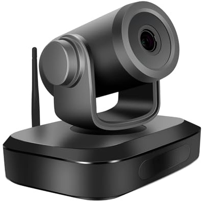 SEVEQIS Webcam PC, Webcam Wi-FI sans Fil 2 MP 1080p 360 degrés, Zoom x3, réduction du Bruit 3D, for vidéos en Ligne