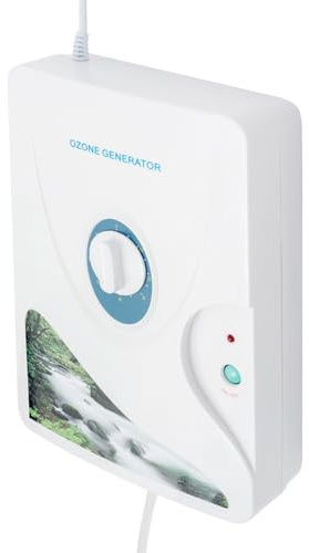 Ozongenerator, Luftreiniger für den Haushalt, multifunktional, leistungsstarke Sterilisation, Luft, Obst, Wasser, effektive Desodorierung, Timer 1 – 60 Minuten, ideal für Haus, Büro, Küche, Aquarium