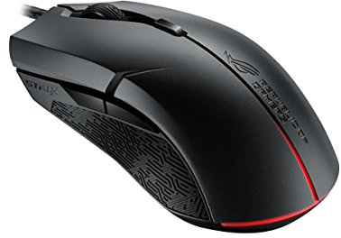Asus ROG Strix Evolve Mouse Ottico Gaming, 7200 DPI, Aura Sync RGB, Quattro Stili Ergonomici, Interruttori Omron