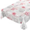 Tischdecke Wachstuchtischdecke Wachstuch Wachstischdecke pflegeleicht abwaschbar Rosen Landhaus Antik Grau 180 x 140cm, Schnittkante