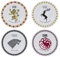 ABYSTYLE - El Juego de Tronos - Set de 4 Platos de Postre - Emblemas familias