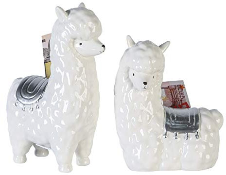 Geschenke für in die Schultüte zum Schulanfang, Anzahl:1er Einzel, Auswahl:Spardose 'Alpaka'