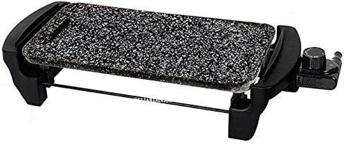 Suinga PLANCHA DE ASAR con revestimiento de granito antiadherente. Superficie de cocinado de 40 x 20 cm. Temperatura regulable 80-230º. Potencia 1400-1600 W