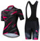 Radtrikot-Set für Damen, Trägerhose, Anzüge für Sommer, Rennrad, Cc6504-2a, 46