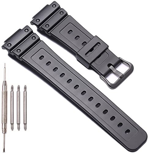 XBHSW Armband aus Kunstharz, kompatibel mit Casio G-shock DW-5900, DW-5600, GW-M5610, GW-6900, DW-6900, G-6900, Herren-Ersatzarmband, sportlich, wasserdicht