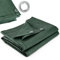 KADAX Bâche 6 x 8 m – Bâche Imperméable en Polyéthylène et Polypropylène 90g/m², Protection Robuste avec Oeillets en Métal (Vert)