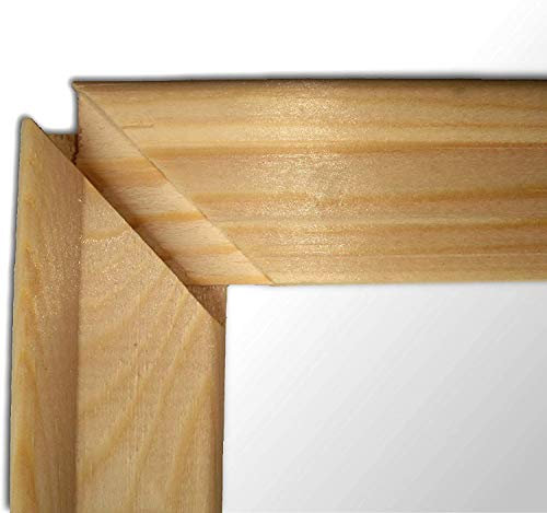 Eco Keilrahmen Set zum Selberbauen (35 x 20 cm) - Holz, Kiefernholz, DIY Rahmen für Leinwand, Kunstdrucke oder Stoff