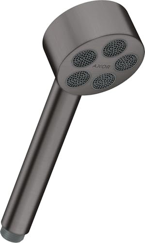 hansgrohe AXOR One Handbrause 75 1 Strahlart wassersparend, 48651340, Farbe: Brushed Black Chrome