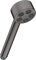 hansgrohe AXOR One Handbrause 75 1 Strahlart wassersparend, 48651340, Farbe: Brushed Black Chrome