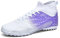 Hixingo Scarpe da Calcio Uomo Teenager Adulto Scarpe da Calcetto Alte Sportive All'aperto Leggero e Antiscivolo Scarpe da Allenamento da Unisex Professionale Sneakers