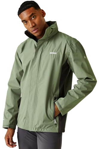 Regatta Mens Matt Lightweight Jacket - Agave Green/Ash - M