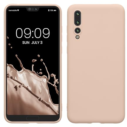 kwmobile Hülle kompatibel mit Huawei P20 Pro Hülle - weiches TPU Silikon Case - Cover geeignet für kabelloses Laden - Coconut Swirl