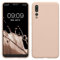 kwmobile Hülle kompatibel mit Huawei P20 Pro Hülle - weiches TPU Silikon Case - Cover geeignet für kabelloses Laden - Coconut Swirl