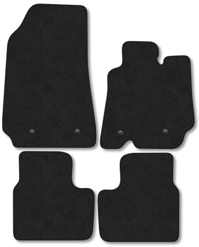 Renault Arkana (2020+) Carpet Car Mats | Black Edge Trim Tailored Fit Floor Mats Full Coverage Protection Accessories Easy Clean Anti Slip Made in the UK