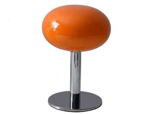 SXYSXYSXY Nordic Glas Tischleuchte Kreatives Design Schlafzimmer Nachttischlampe Vintage Einfache Tischlampen dekorative Tischlampe E27 Wohnzimmer Hotel 20 * 27CM,Orange