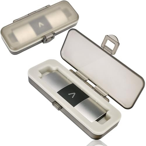 Lamborsafe Hard Carrying Case Only for Kardia Mobile 6L, Kardiamobile 6L EKG Heart Monitor Case, Keep Clean and Protected(Transparent Black)