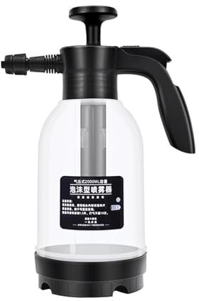 Foam Sprayer - HDPE Foam Cannon, Foam Pump bllaster | Manual Snow Foam Sprayer, Handheld Car Wash Foamer, Manual Foam Cannon, Foam guun Soap Dispenser, 2L Snow Foam Bottle for Washing Garden