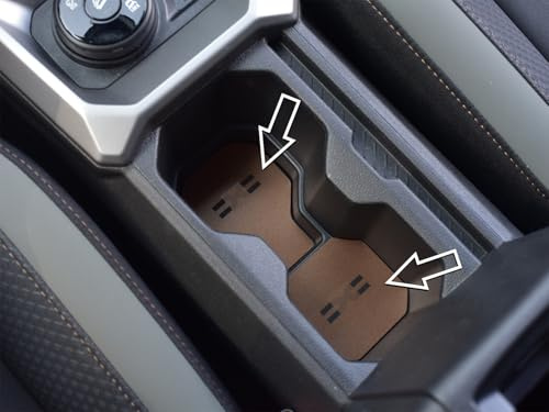 Steel Cover for 2024+ Dacia.Duster III 3 (P1310) | Decor Cup Holder - COPPER-BROWN Style | 2 Pieces Essential Expression Journey Extreme DUSTER Tuning Accessories