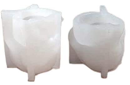 2×Head Planter Silikonform Gesicht Blumentopf Betonform Gesicht Statue Pflanzgefäß Form Gesicht Blumenvase Epoxidgussform