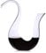 BWCKMTSC Carafe à décanter à vin, carafe rapide en verre cristallin soufflé à la main, améliorant la saveur et l'arôme du vin