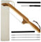 Bread Bow Saw Knife, 16.7 inch Bread Bow Cutter with Wooden Handle and 3 Stainless Steel Replacement Blades, Sourdough Bread Knife for Homemade Bread Baguettes