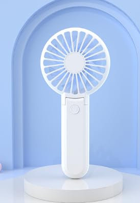 Cerioll Mini Ventilateur Portatif, Petit Ventilo, USB Ventilateur De Poche Rechargeable, 3 Vitesses, Pour L'extérieur, Les Voyages, Les Concerts, Les Cadeaux Pour Femmes Et Hommes