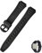 AzureRay Originalstyle Resin-Armband für Casio W-800H, Ersatzarmband mit 18mm Breite, Kompatibel mit Digitaluhren, Schwarz