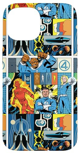 Marvel Studios The Fantastic Four: First Steps Retro Collage Hülle für iPhone 15